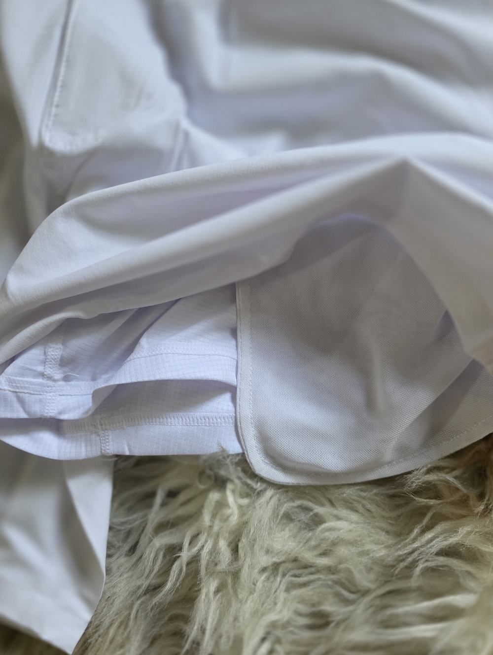 Men's Advantage Short (Lined) in White - Picture 6 of 12